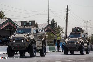 Toofan MRAPs, during the Sacred Defense Parade, 2019.