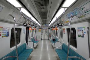 1000호대 전동차 차내