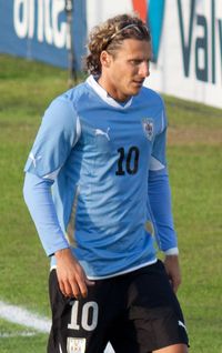 우루과이 대표팀에서 뛰는 포를란