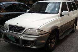 쌍용 뉴 무쏘 정측면