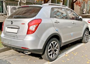 쌍용 뉴 코란도 C 후측면