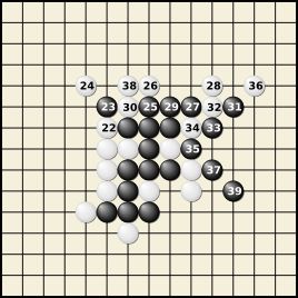 22수에서 39수까지의 진행 1