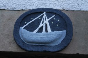 큰곰자리가 새겨진 돌, c. 1700, 크레일, 파이프