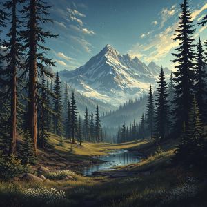 플럭스가 생성한 AI 생성 아트