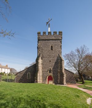 브라이턴 최초의 교구 교회인 성 니콜라스 교회 (2018년 4월)
