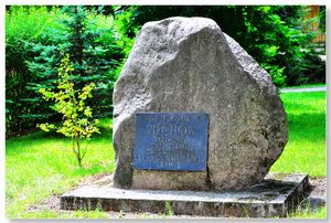 루돌프 피르호의 고향 시비드빈, 현재 폴란드에 있는 기념비