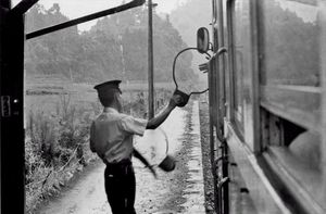 야바케이 철도에서의 태블릿 교환, ~1975