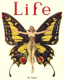 프랭크 자비에 레옌데커의 Life Magazine 표지 "플래퍼", 1922년 2월 2일