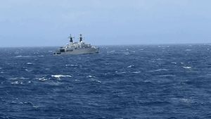 2024년 9월 브라질 호위함 라데메이커가 MANSUP 대함 미사일을 발사