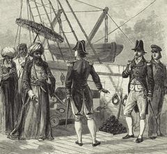 디케이터와 알제의 파샤, 1881년 작품