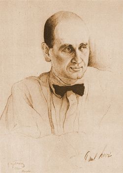 파울 레비는 1920년 코민테른 제2차 세계 회의에서.