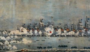 마라카이보 호 전투 삽화