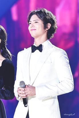 2018년 5월, 백상예술대상에서 박보검.