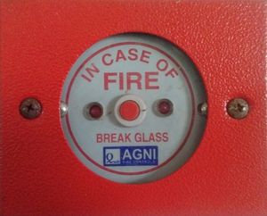 화재 경보기 수동 조작기