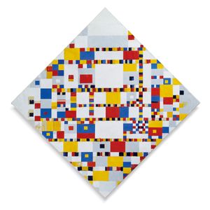 Piet Mondriaan 추상화 "Victory Boogie Woogie" from 1942–44