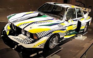 로이 리히텐슈타인이 1977년에 그린 BMW 320i의 그룹 5 레이싱 버전