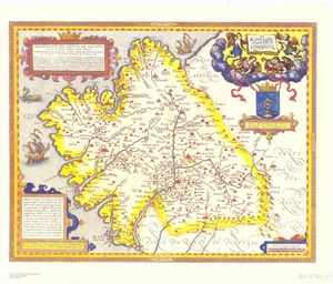 1603년 갈리시아 왕국 지도