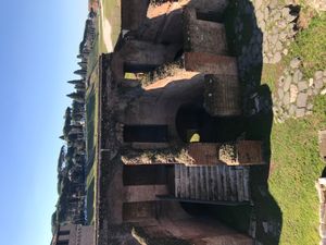 2019년 키르쿠스 막시무스 부지 남동쪽에서 바라본 모습