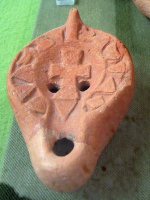 카르타헤나 출토 비잔틴 시대의 기름 램프