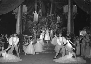 1954년 뒤셀도르프에서의 Die Fledermaus 공연