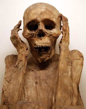 페루 라 스페콜라에 있는 페루 미라