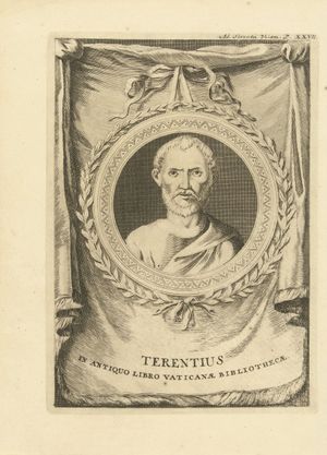 피터 반 쿠이크가 제작한 테렌티우스 초상화(1726년)