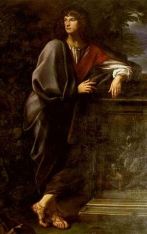 카를로 마라티가 로마에서 고전적인 복장으로 그린 로버트 스펜서, 선덜랜드 백작 2세 (1640–1702)