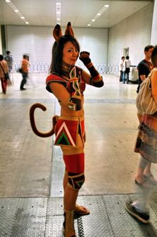 동물귀를 한 일본인