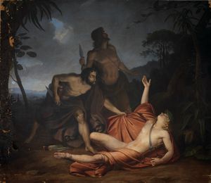 하인리히 슈베밍거의 이뷔코스의 학들, 쉴러의 동명 시를 그림