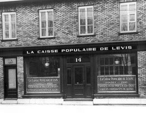Caisse populaire 신용 협동 조합, 퀘벡주 레비