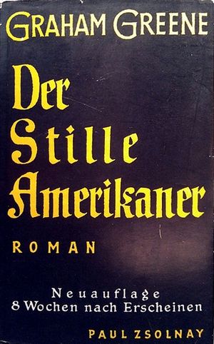 1956년 독일어판 표지, 표지 설명에 따르면 초판 발행 8주 만에 판매되었음을 보여준다. 이는 초판이 이미 매진되었음을 암시한다.