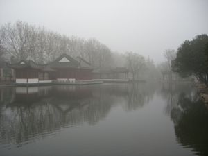 맹호연의 고향인 옛 샹양 지역의 도시 공원