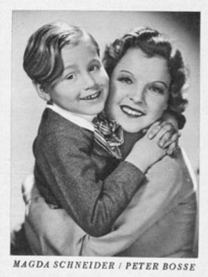 1937년 페터 보세와 함께한 슈나이더