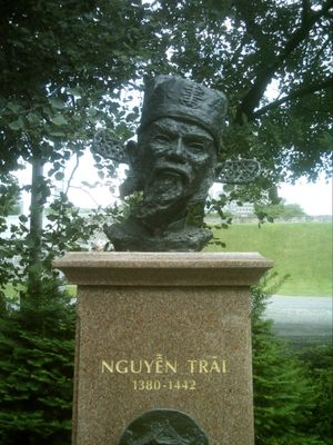 응우옌짜이, 퀘벡 시 기념비