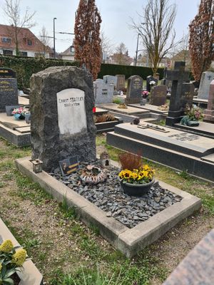 로베르츠의 생 루이 묘지에 있는 슈타들러의 묘