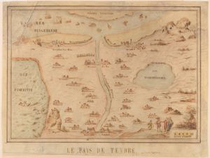 텐드르 지도는 마들렌 드 스퀴데리에 의해 "1653–1654년 겨울 동안 사회적 게임으로 구상"되었고, 인쇄된 사본은 "나중에 그녀의 암호 소설 클레리에의 첫 번째 권에 통합되었다." (Reitinger 1999, 109).