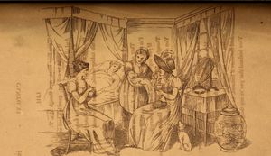 리처드 데글리의 삽화 "코들 먹기"는 토머스 개스피의 시를 그린 것이다.