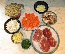 아이리시 스튜의 재료 예시