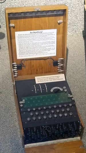 에니그마 기계 (제2차 세계 대전 중 독일군 사용)