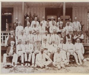 1906년 캐나다를 방문한 영국 볼 선수단