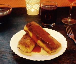 폴란드식 크로켓, 바르슈(보르시 수프)와 함께 제공