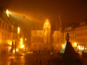 분수대가 있는 시청 및 시장 (2016년 1월)