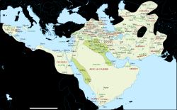 9세기 말의 이슬람 세계. 아바스 칼리파는 이미 정치적인 권력을 잃은 지 오래였고, 실권은 각 지역의 토후 및 장군들에게로 넘어가 있었다.