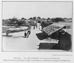 프랑스가 점령한 후인 1918년 와다이의 수도인 아베셰