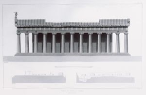 올림피아 제우스 신전 복원 모델 (아벨 블루에 제작)