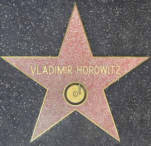 블라디미르 호로비츠의 할리우드 명예의 거리에 있는 별