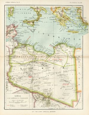 1938년 이탈리아령 리비아의 행정 구역