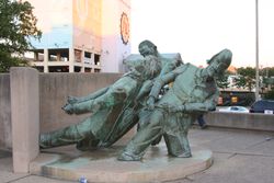 록퍼드 설립자 동상