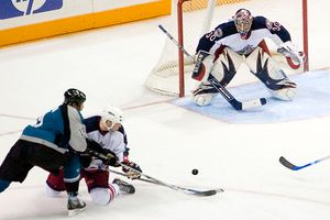 프레드릭 노레나는 2006-07 시즌에 블루 재키츠 골대에 있었다.