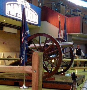 미국 남북 전쟁 당시의 야포인 1857 나폴레옹의 복제품이 내이션와이드 아레나에서 블루 재키츠가 링크에 들어설 때, 골을 넣었을 때, 그리고 경기에서 이겼을 때 발사된다.